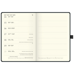 Buchkalender Kompagnon Mod. 799 66 2027 | A5, Kunststoff, schwarz