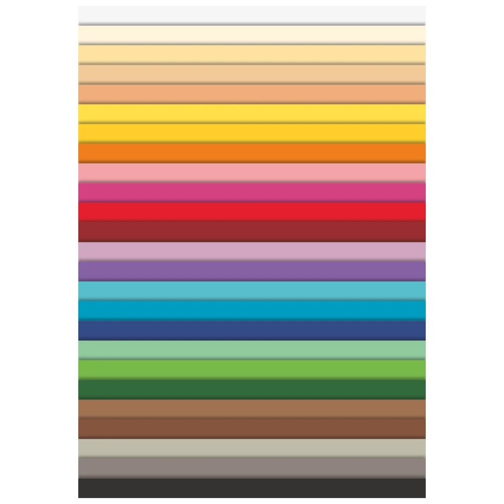 Tonpapier-Superblock | 24×34 cm, 25 Blatt, mehrfarbig