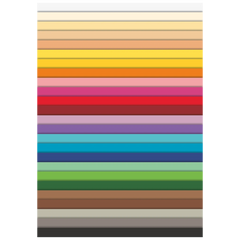 Tonpapier-Superblock | 24×34 cm, 25 Blatt, mehrfarbig