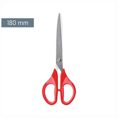 Büroschere Soft-Touch Colour Code | spitz, 180 mm, red