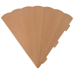 Schultüten-Rohling Zuschnitt | 69 cm, 400 g/m², natur