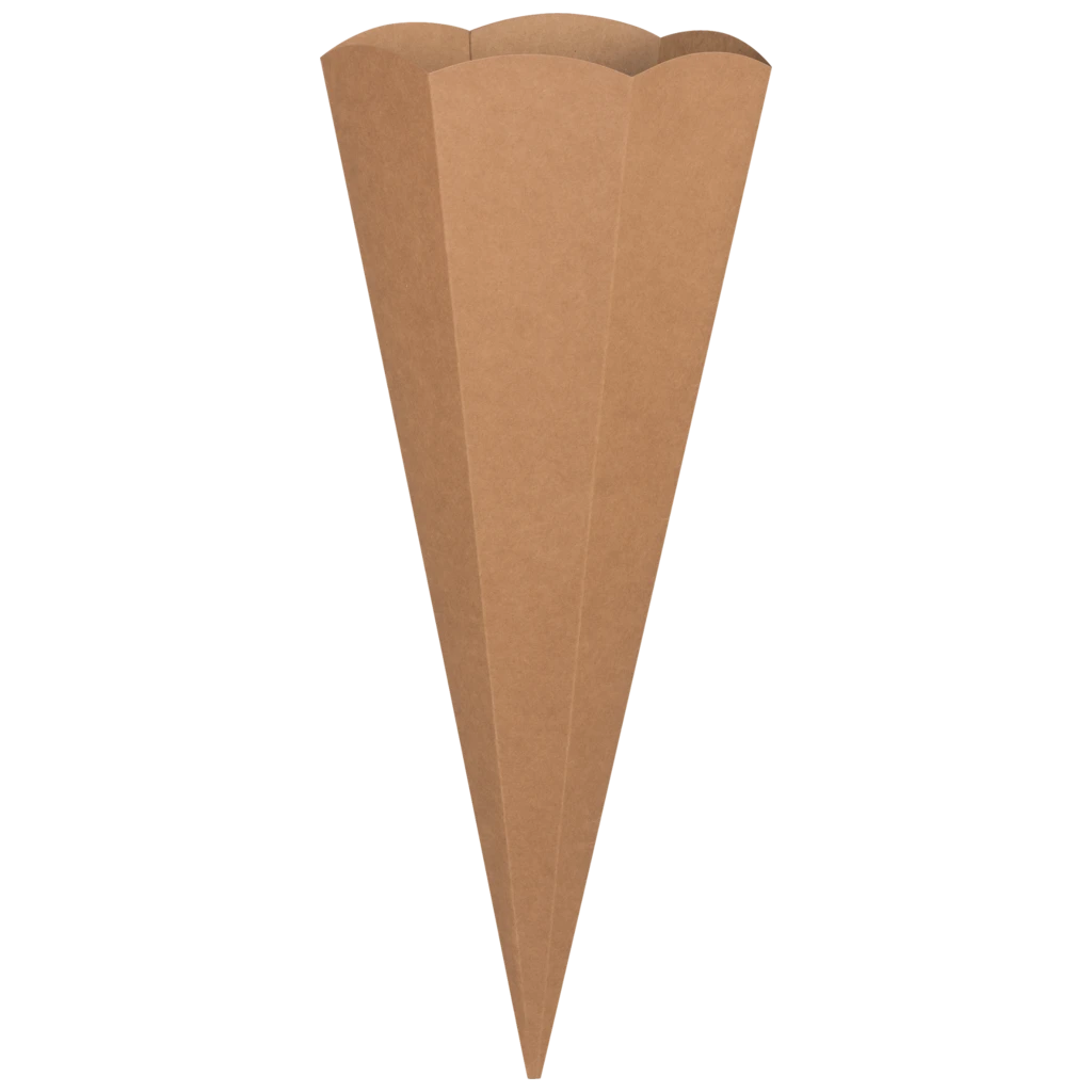 Schultüten-Rohling Zuschnitt | 69 cm, 400 g/m², natur