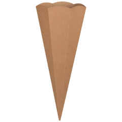 Schultüten-Rohling Zuschnitt | 69 cm, 400 g/m², natur