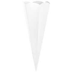 Schultüten-Rohling Zuschnitt | 69 cm, 400 g/m², weiß