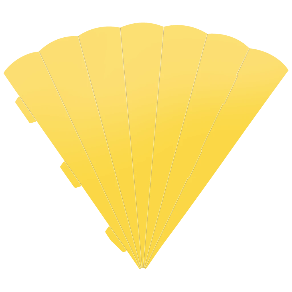 Schultüten-Rohling Zuschnitt | 69 cm, 400 g/m², sonnengelb