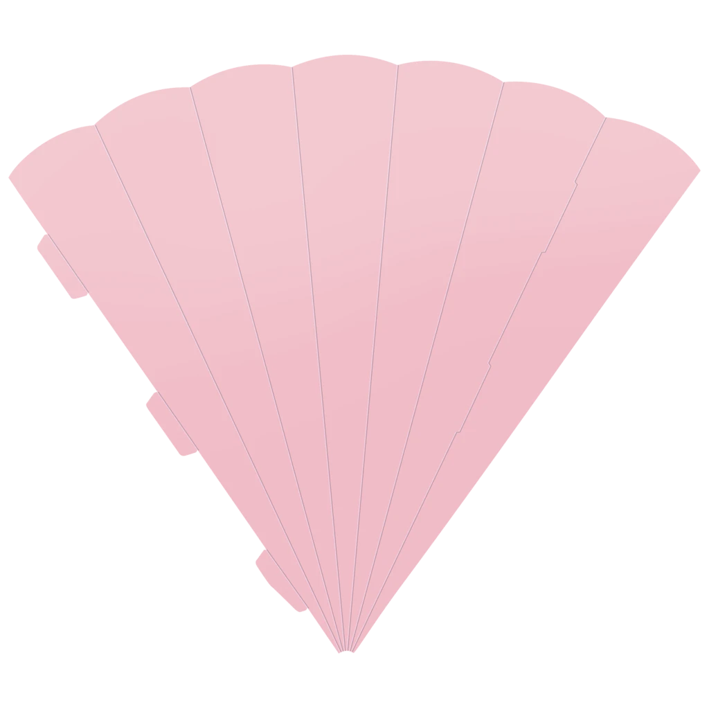 Schultüten-Rohling Zuschnitt | 69 cm, 400 g/m², rosa
