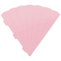 Schultüten-Rohling Zuschnitt | 69 cm, 400 g/m², rosa
