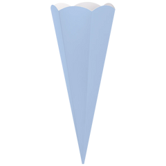 Schultüten-Rohling Zuschnitt | 69 cm, 400 g/m², hellblau