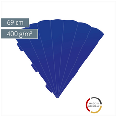 Schultüten-Rohling Zuschnitt | 69 cm, 400 g/m², königsblau