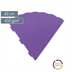 Schultüten-Rohling Zuschnitt | 69 cm, 400 g/m², hellviolett