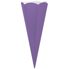 Schultüten-Rohling Zuschnitt | 69 cm, 400 g/m², hellviolett