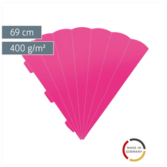 Schultüten-Rohling Zuschnitt | 69 cm, 400 g/m², pink