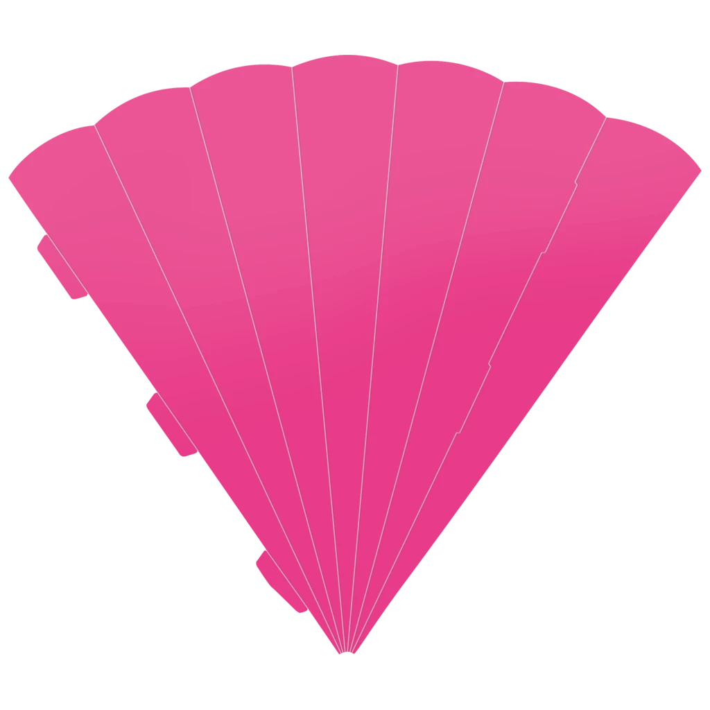 Schultüten-Rohling Zuschnitt | 69 cm, 400 g/m², pink