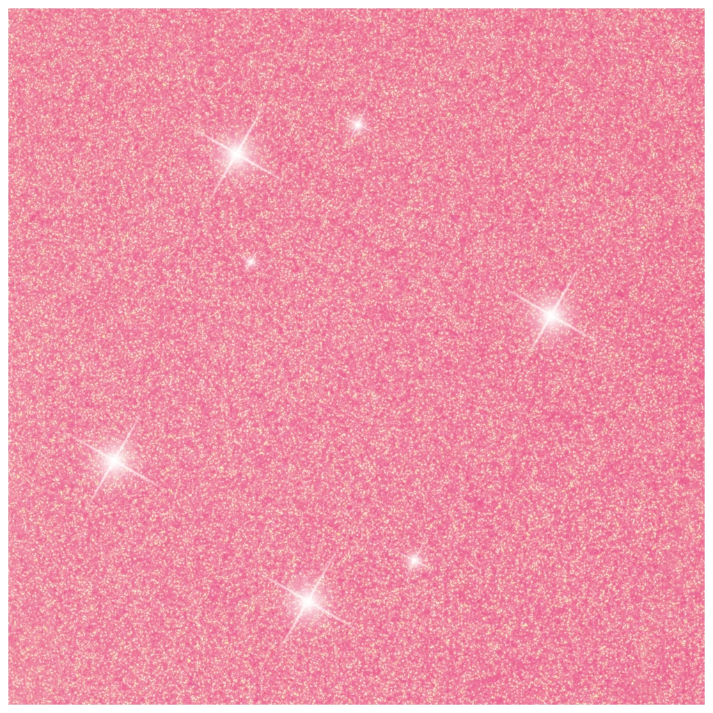 Schultüten-Rohling Zuschnitt mit Glitter | 69 cm, 400 g/m², pink
