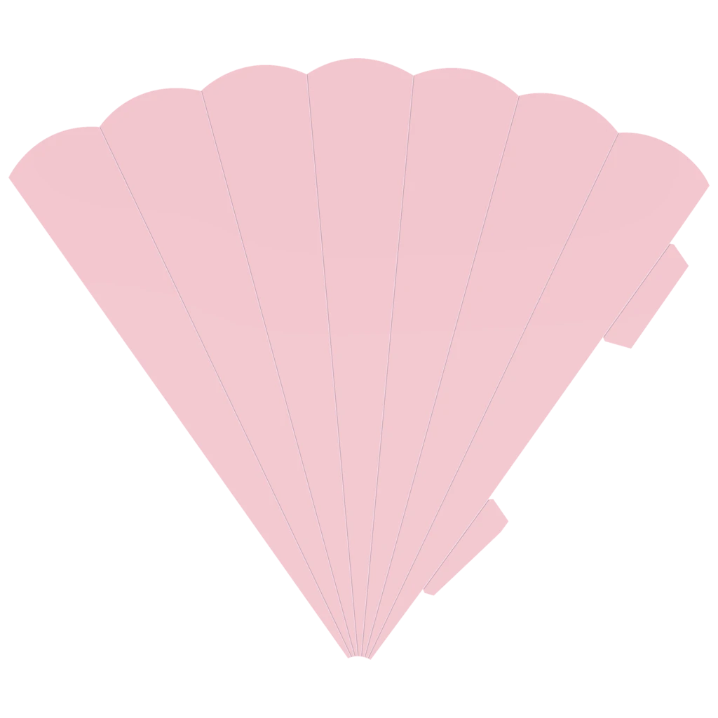 Schultüten-Rohling Zuschnitt | 41 cm, 400 g/m², rosa