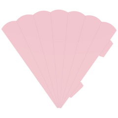 Schultüten-Rohling Zuschnitt | 41 cm, 400 g/m², rosa