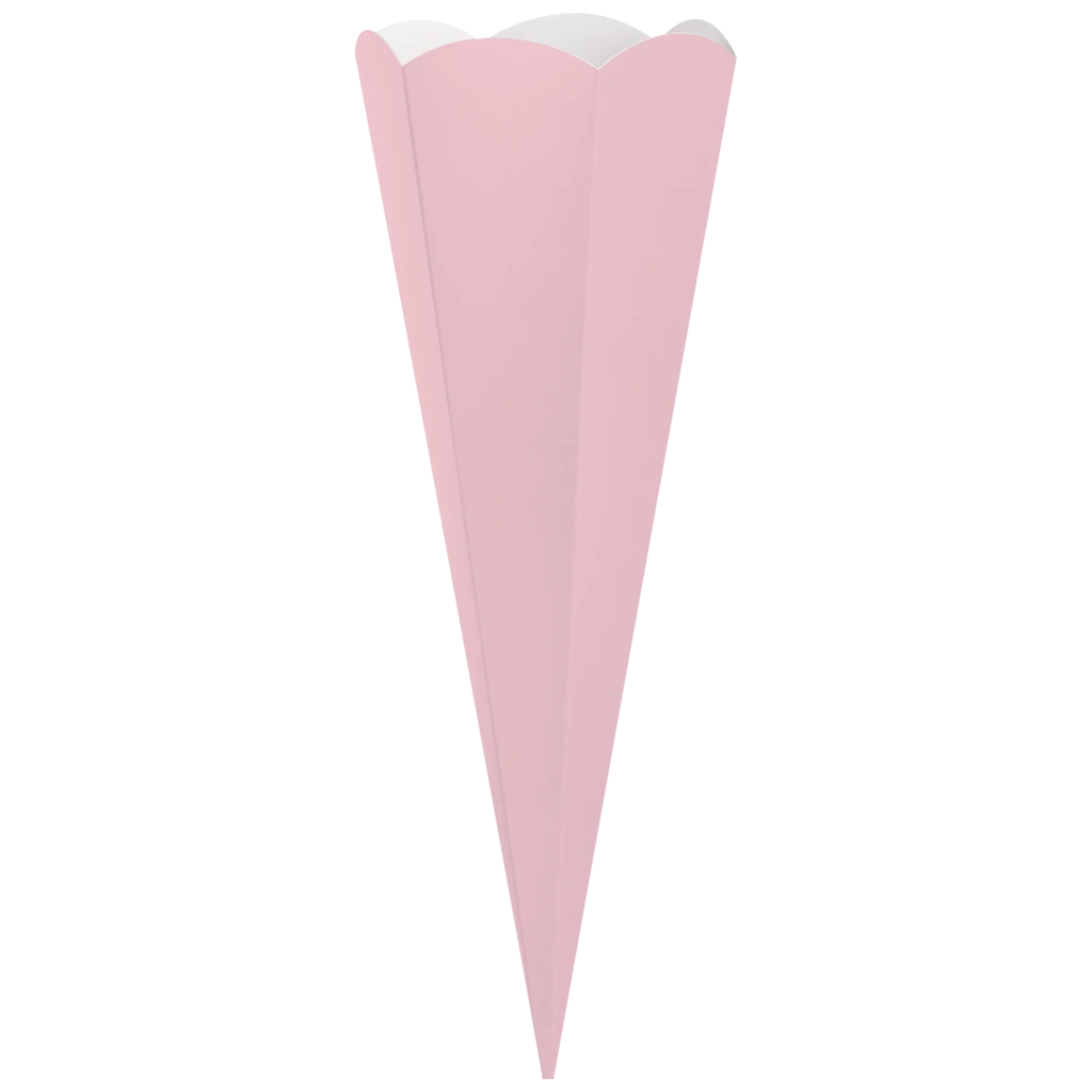 Schultüten-Rohling Zuschnitt | 41 cm, 400 g/m², rosa