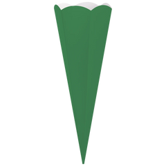 Schultüten-Rohling Zuschnitt | 41 cm, 400 g/m², mittelgrün