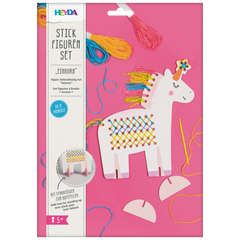 Stick-Figuren-Set „Einhorn“ | 145×165×50 mm, mehrfarbig