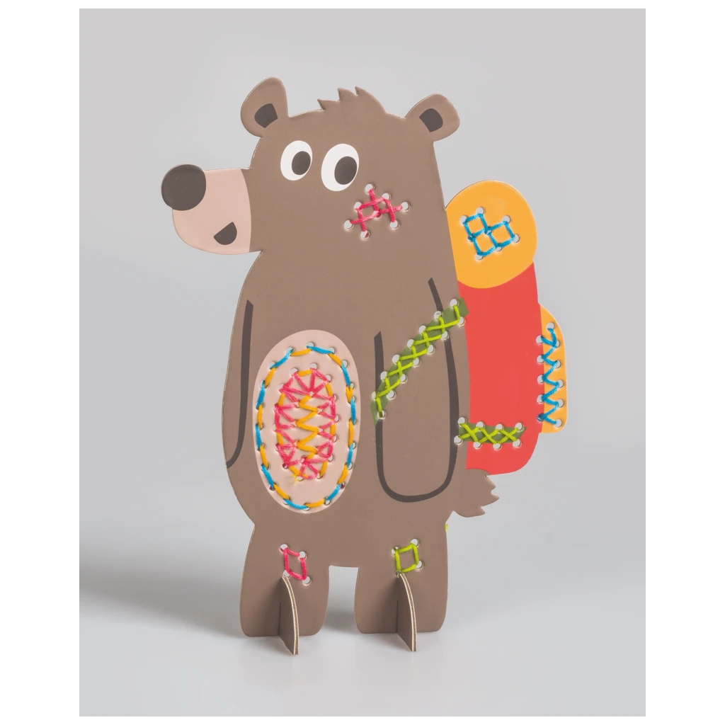 Stick-Figuren-Set „Bär“ | 165×225×50 mm, mehrfarbig