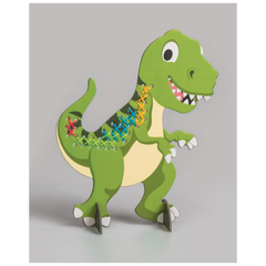 Stick-Figuren-Set „Dinosaurier“ | 155×190×50 mm, mehrfarbig