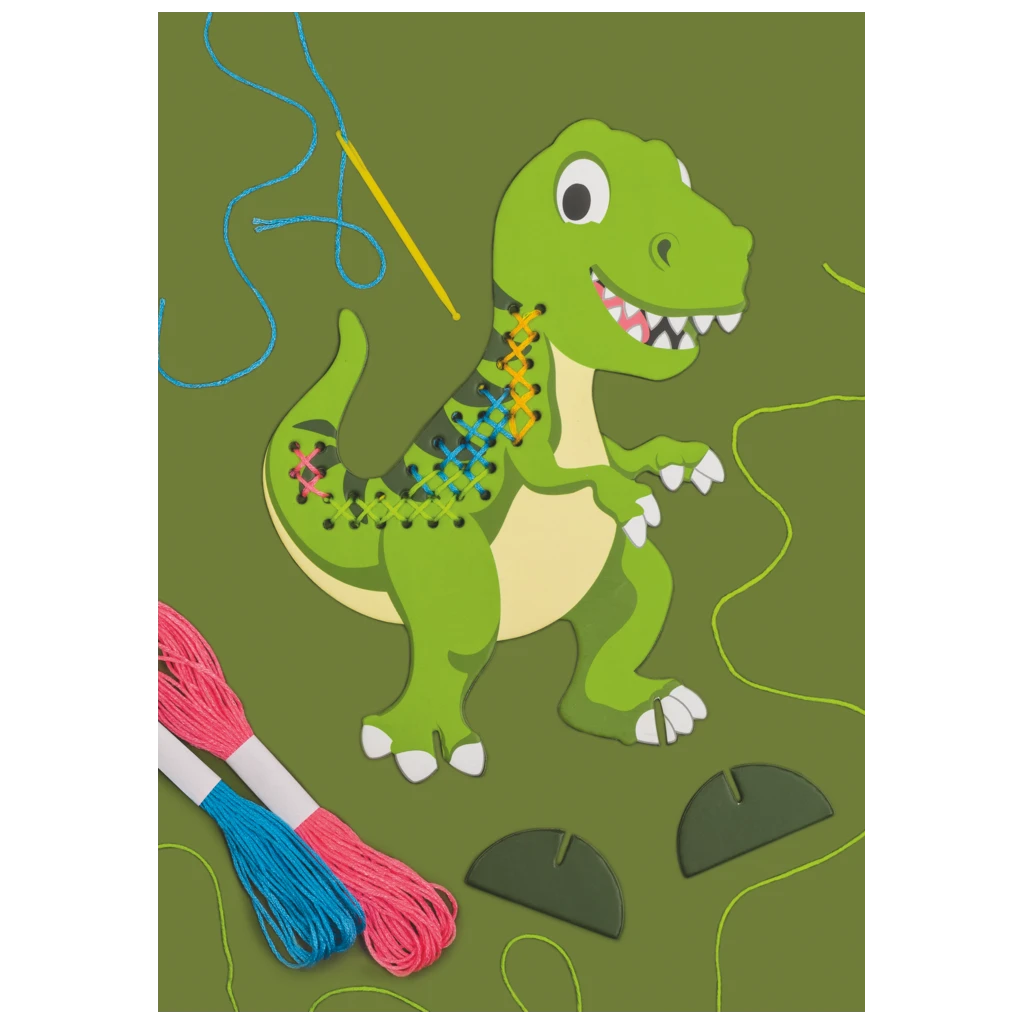Stick-Figuren-Set „Dinosaurier“ | 155×190×50 mm, mehrfarbig