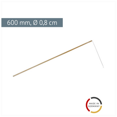 Laternen-Holzstab | Ø 0,8 cm, 600 mm, naturfarben