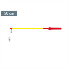Laternenstab elektrisch | 50 cm, gelb/rot