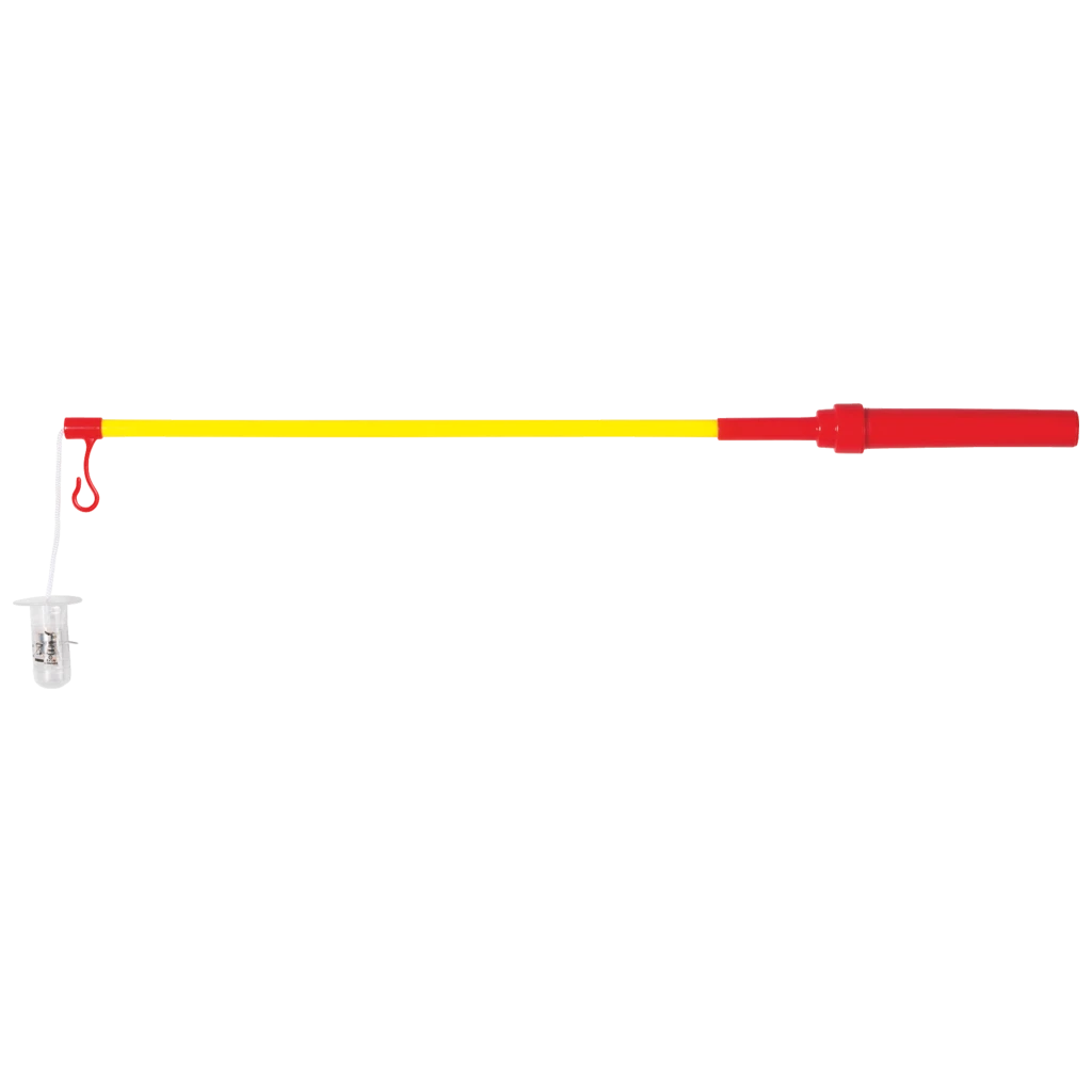 Laternenstab elektrisch | 50 cm, gelb/rot