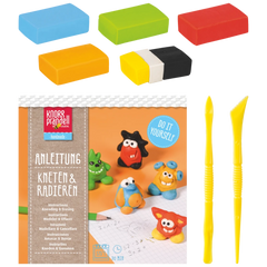 Bastel-Set Kneten & Radieren „Monsterland“ | 100 g