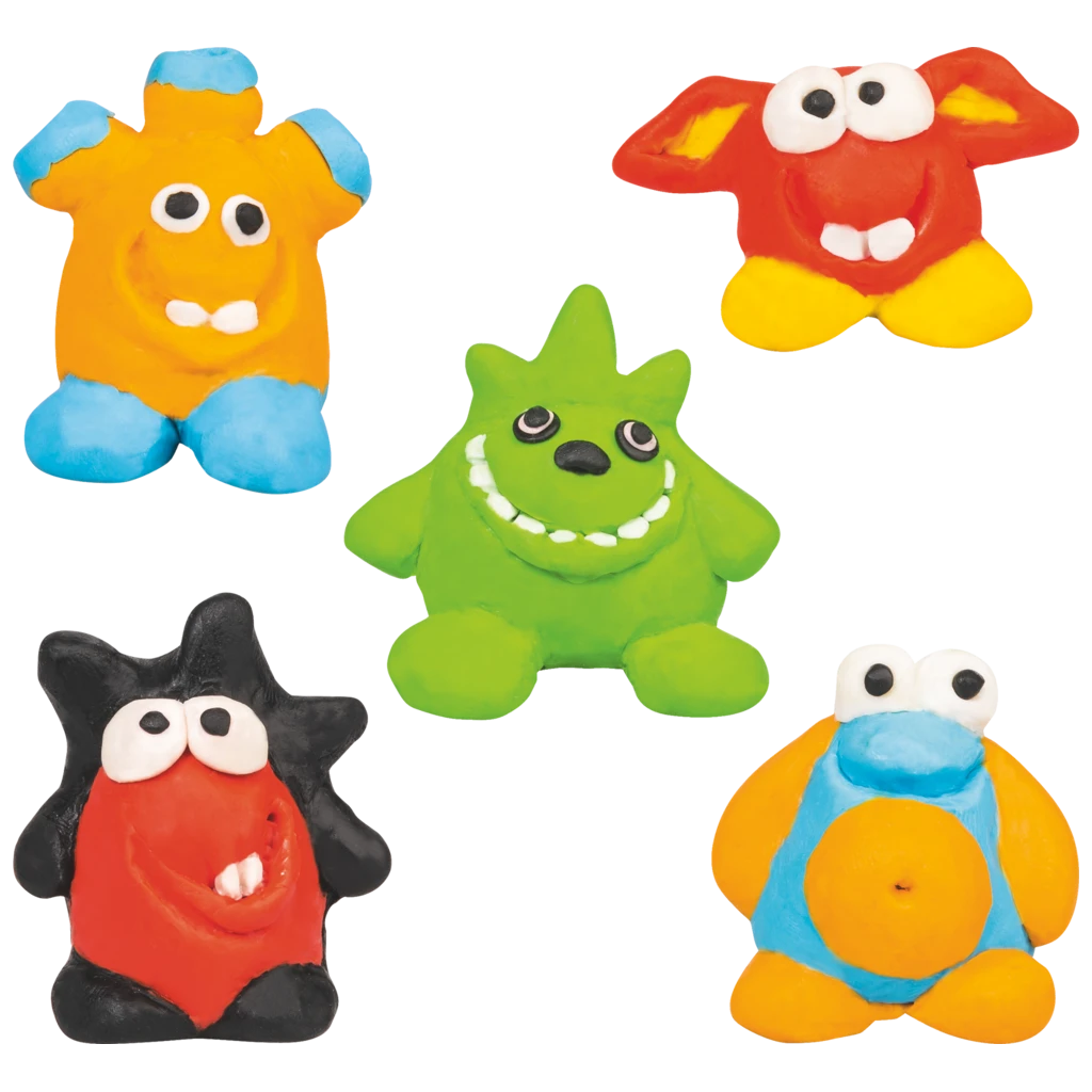 Bastel-Set Kneten & Radieren „Monsterland“ | 100 g