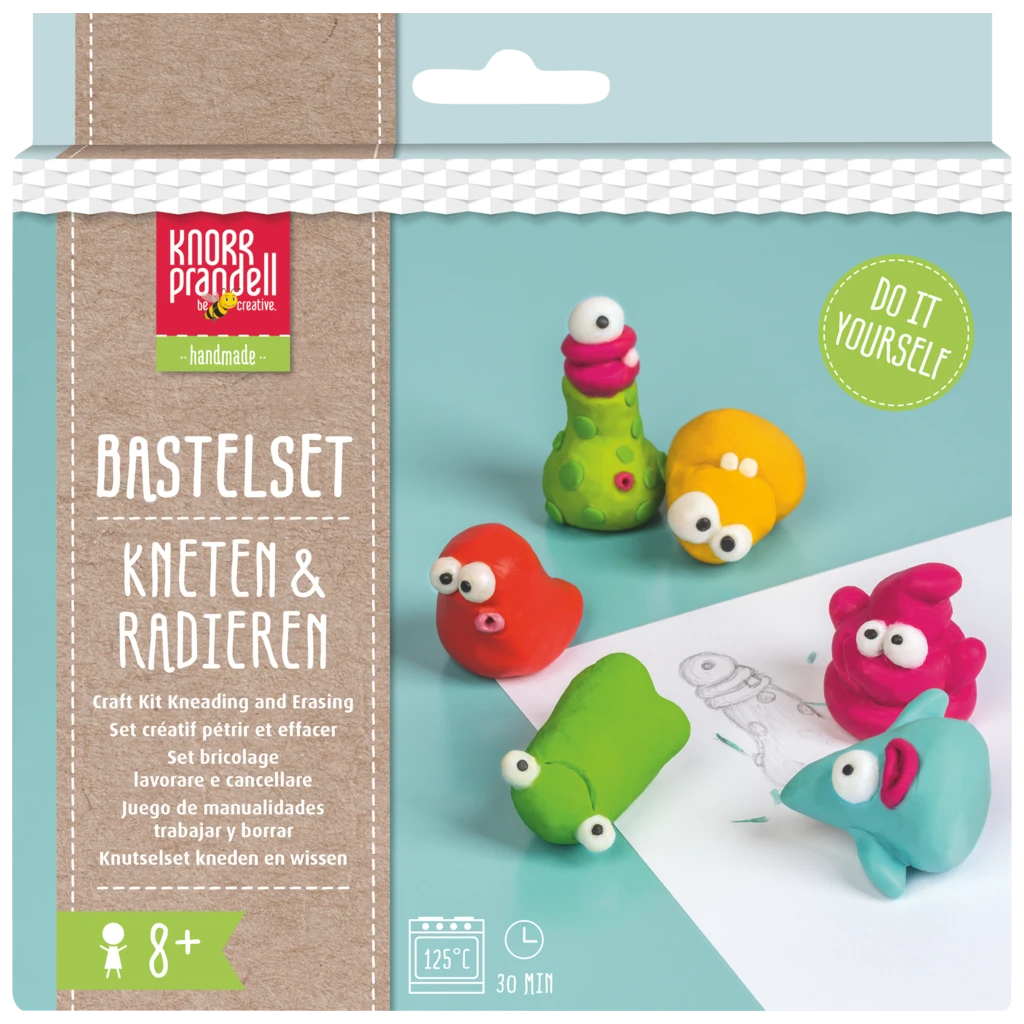 Bastel-Set Kneten & Radieren „Aliens“ | 100 g