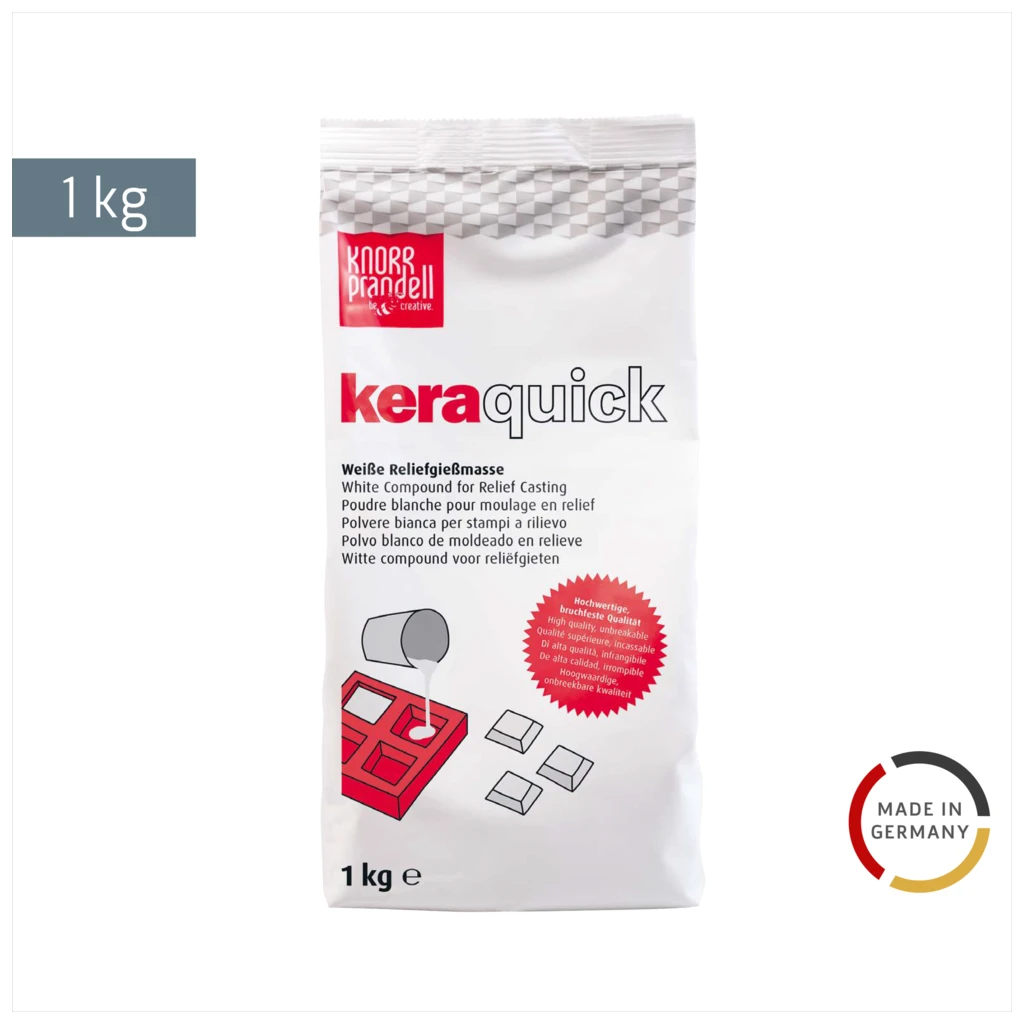 Gießmasse keraquick | weiß, 1 kg