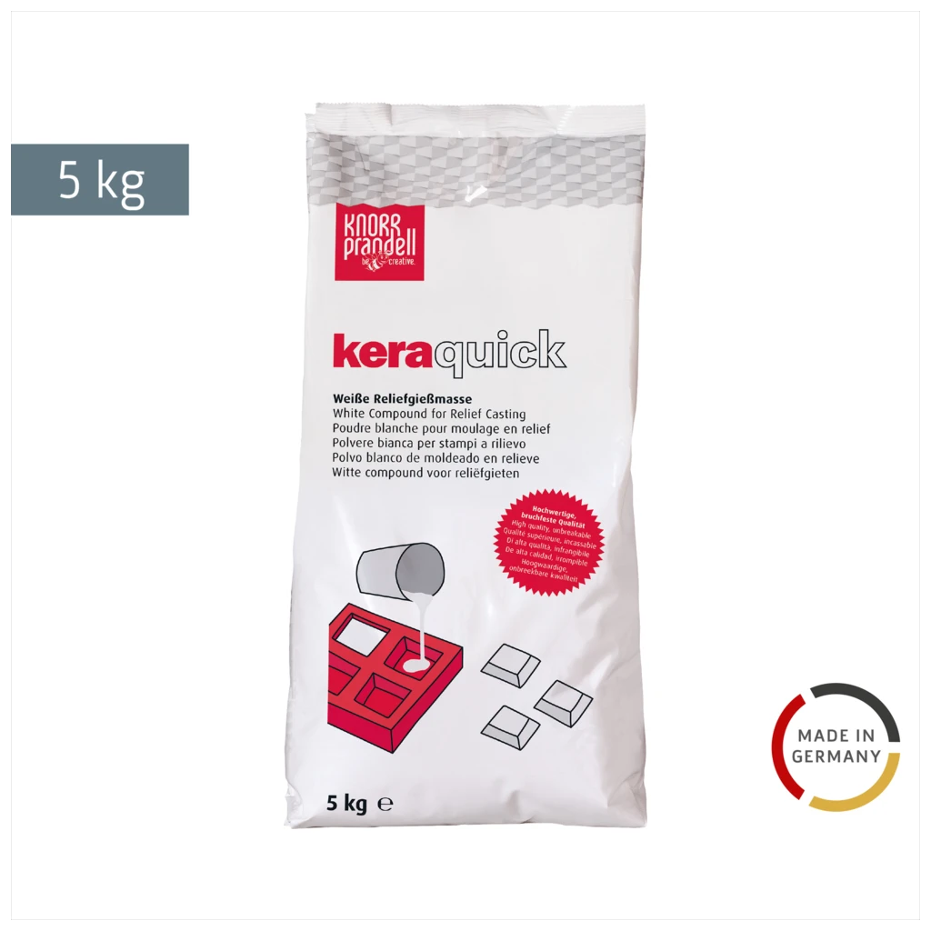 Gießmasse keraquick | weiß, 5 kg