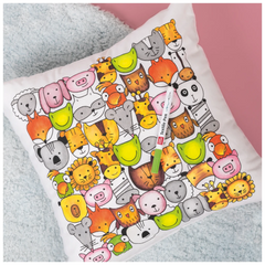 Bastel-Set Stoff bemalen „Animals“ Kissen