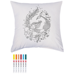 Bastel-Set Stoff bemalen „Mermaid“ Kissen