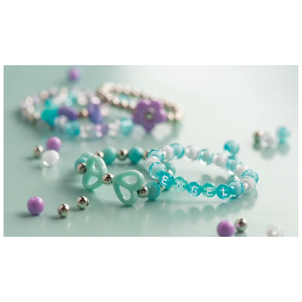 Schmuck-Set „Heart“ | 125×115×20 mm, mehrfarbig, pastell, 42 g