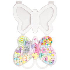 Schmuck-Set „Butterfly“ | 140×110×20 mm, mehrfarbig, pastell, 38 g