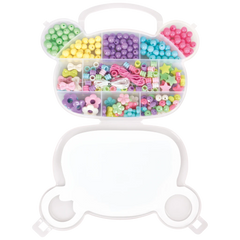 Schmuck-Set „Teddy“ | 190×130×20 mm, mehrfarbig, pastell, 68 g
