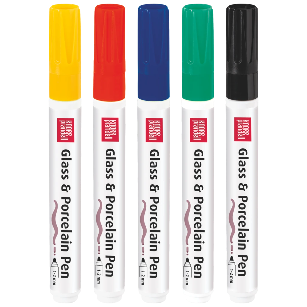 Glass & Porcelain Pen-Set „Basic“ | 1-2 mm