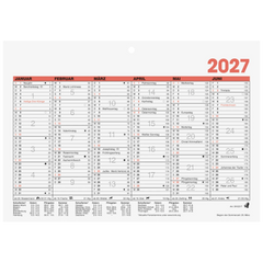 Tafelkalender 2027 | A5 quer