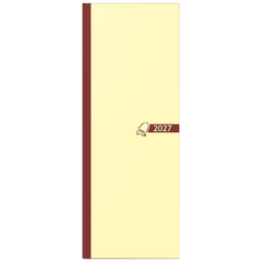 Vormerkbuch 2027 | 11×29,7 cm, Papier, chamois