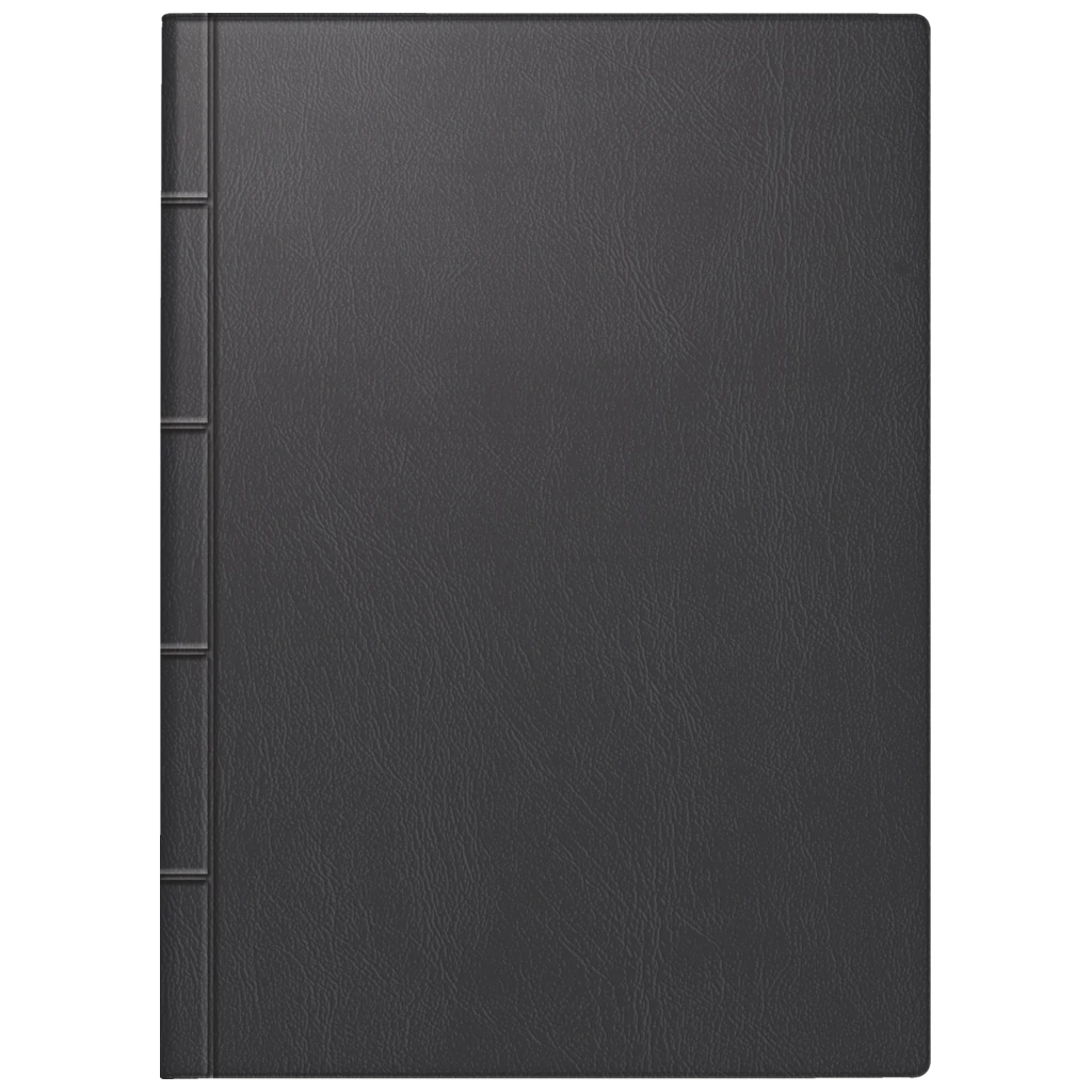 Taschenkalender 2027 | A6, Kunststoff, schwarz