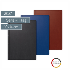 Taschenkalender 2027 | A6, Kunststoff, sortiert