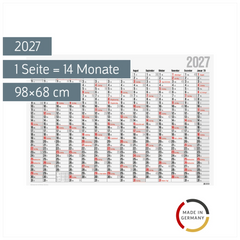Plakatkalender 2027 | 98×68 cm