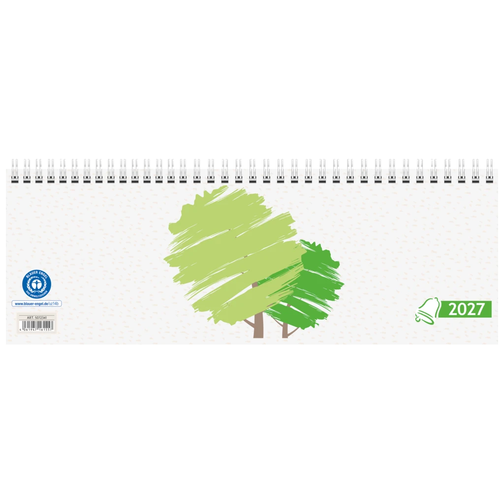 Querterminbuch 2027 „UWS“ | 29,7×10,5 cm, Karton