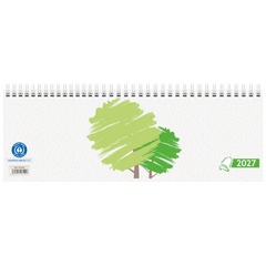 Querterminbuch 2027 „UWS“ | 29,7×10,5 cm, Karton