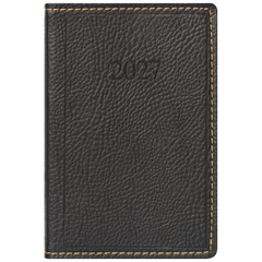 Taschenkalender Mod. partner/Industrie I 2027 | A7, Kunstleder, schwarz