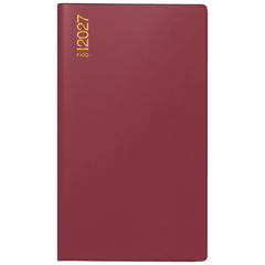 Taschenkalender Mod. TM 15 2027 | A6, Kunststoff, bordeaux