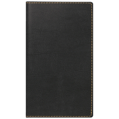 Taschenkalender Mod. TM 15 2027 | A6, Kunstleder, schwarz